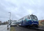 Sounder Train #1518 is about to depart Kent Station for Seattles King Street Terminal